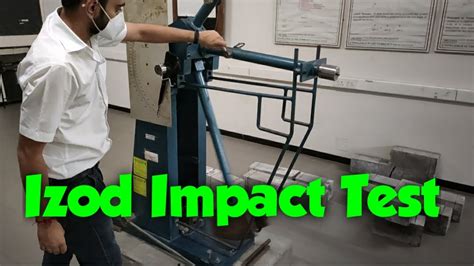 The Izod Impact Test Procedure and Sample 